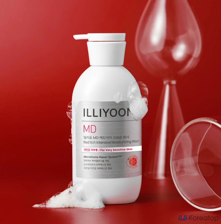 Очищающий гель ILLIYOON MD Red Ich High Moisture Wash, 470 г, 1 шт.