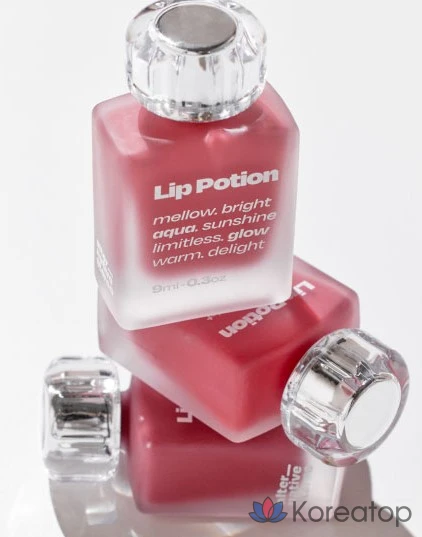 Тинт для губ ALTERNATIVE STEREO Lip Potion Aqua Glow Lip Tint, оттенок Raspberry Sorbet, 5 г, 1 шт., фото 8