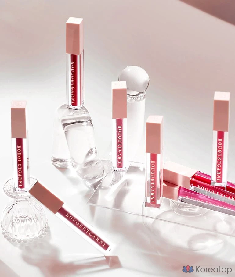Тинт для губ Bouquet garni Glam Dew Lip Tint, оттенок 06 Pink Breeze, 3.5 г, 1 шт., фото 9