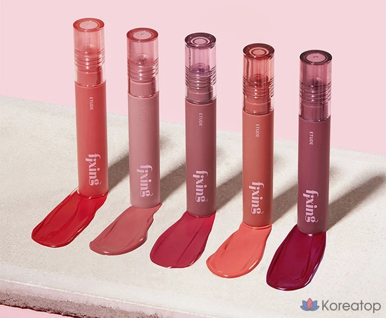 Тинт для губ Etude House Fixing Tint, оттенок 2 Vintage Red, 1 шт., фото 2