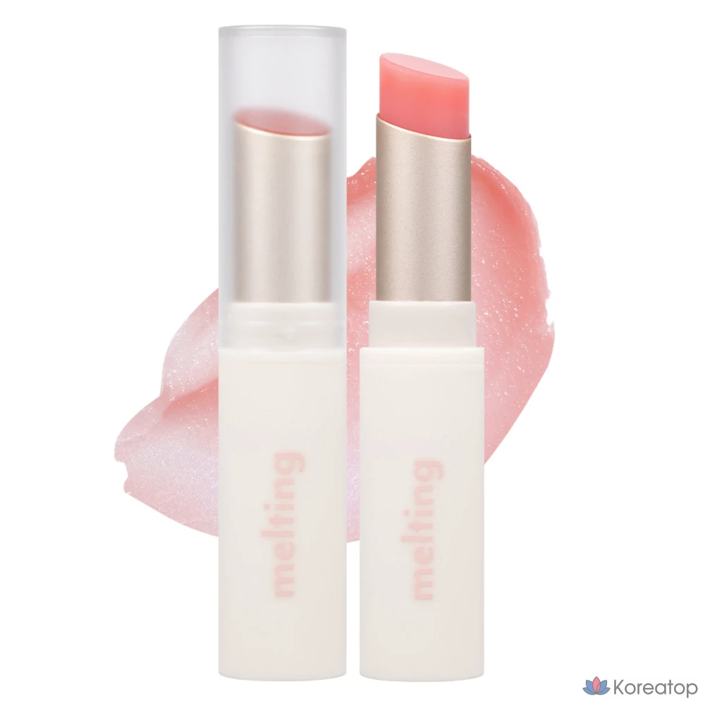 Тинт-бальзам для губ MERZY Glossy Melting Tinted Color Lip Balm, оттенок GL1 High Key Pink, 4 г, 1 шт.