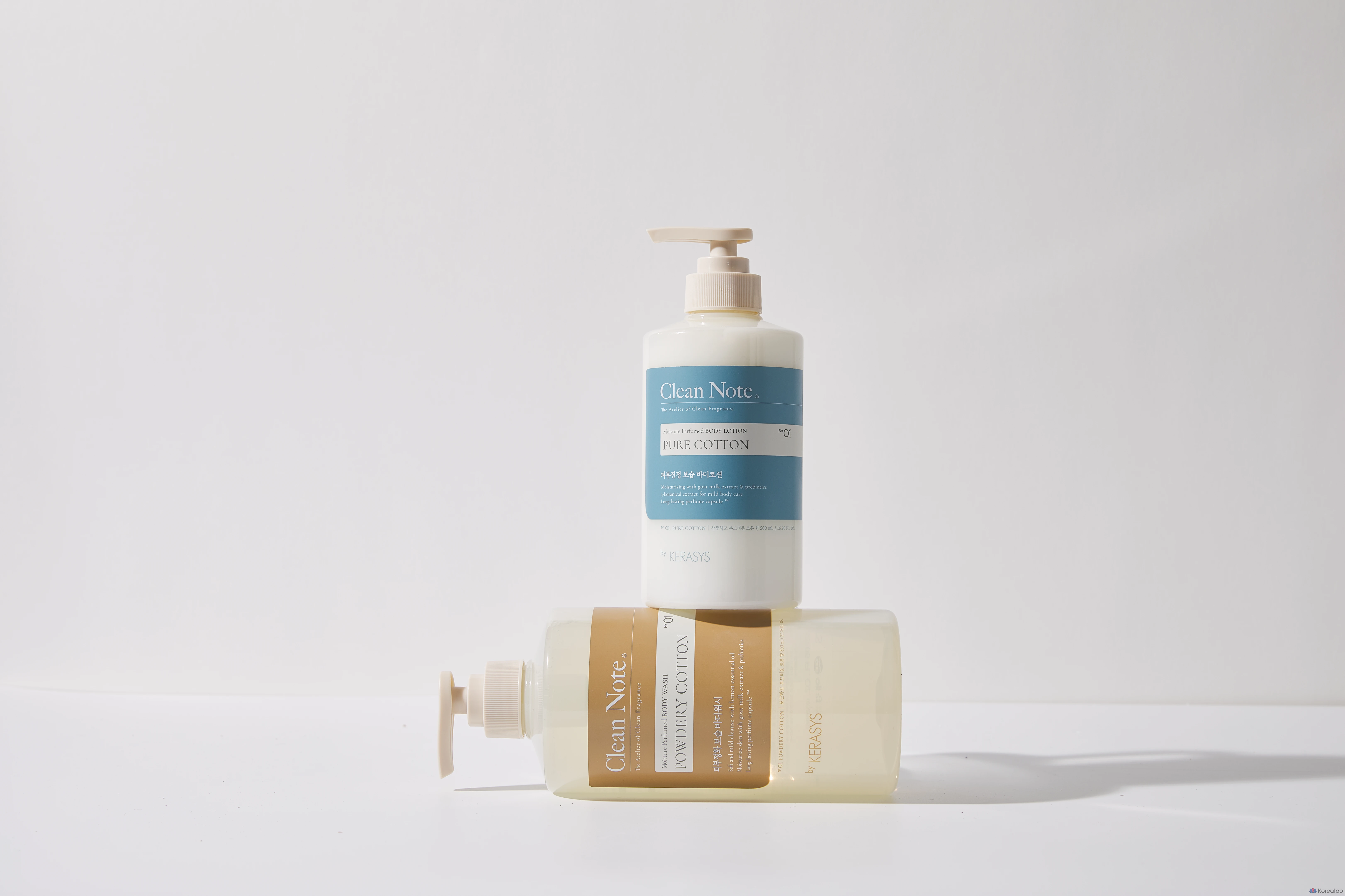 Гель для душа Kerasys Clean Note Body Wash Pure Cotton, 800 мл, 1 шт.