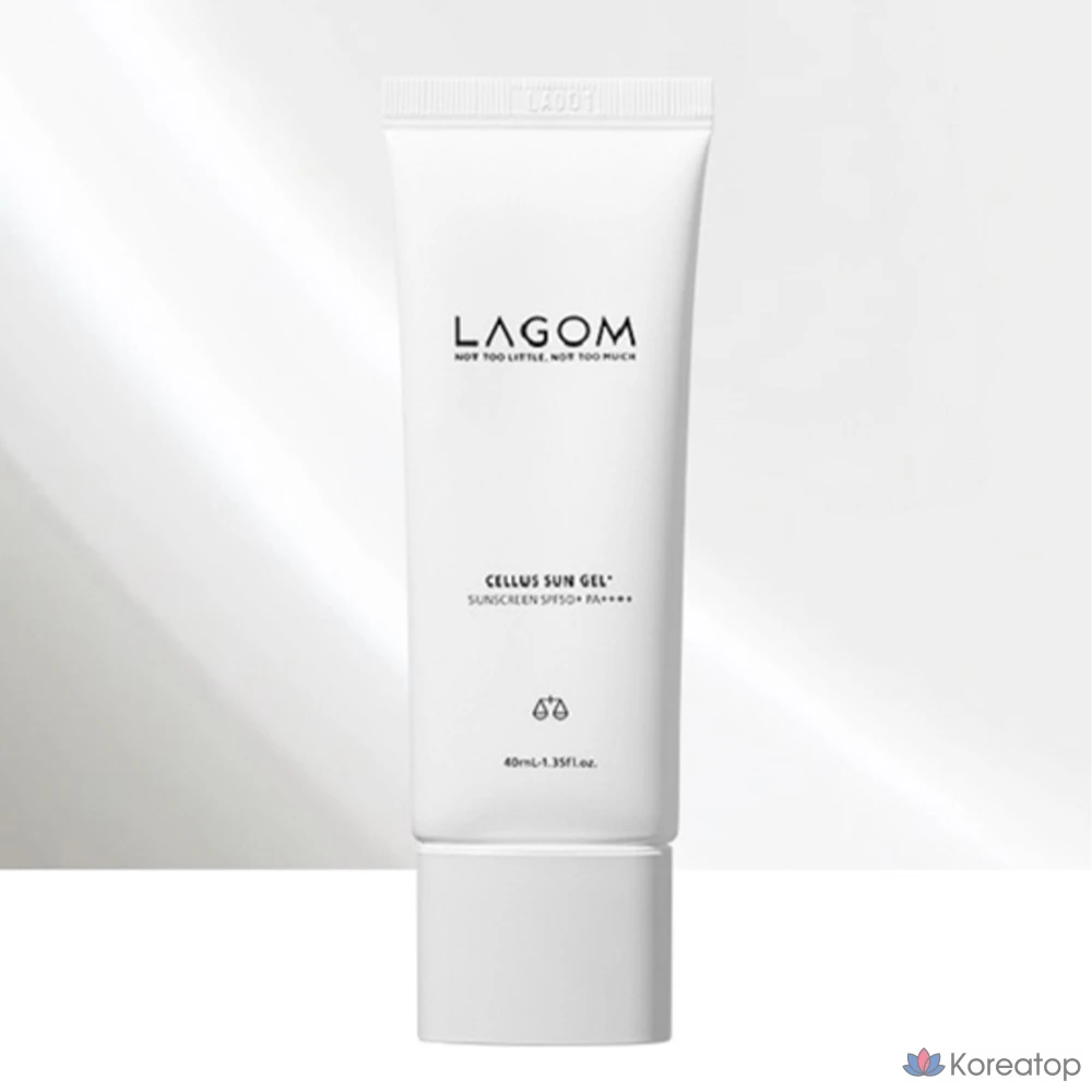 Солнцезащитный крем LAGOM Cellus Sun Gel Plus SPF50+ PA++++, 40 мл, 1 шт.