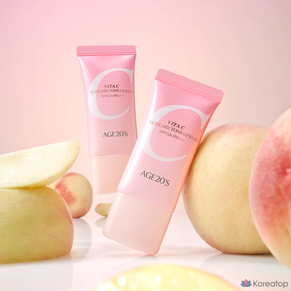 Тон-ап база AGE 20S Vitamin C Skincare Tone-Up Base SPF50+ PA++++, 30 г, 30 мл, 1 шт.