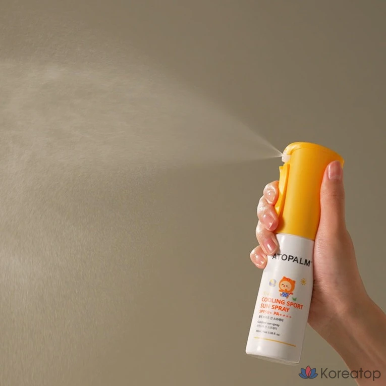 Солнцезащитный спрей Atopalm Kids Cooling Sports Sun Spray SPF50+ PA++++, 100 мл, 1 шт.