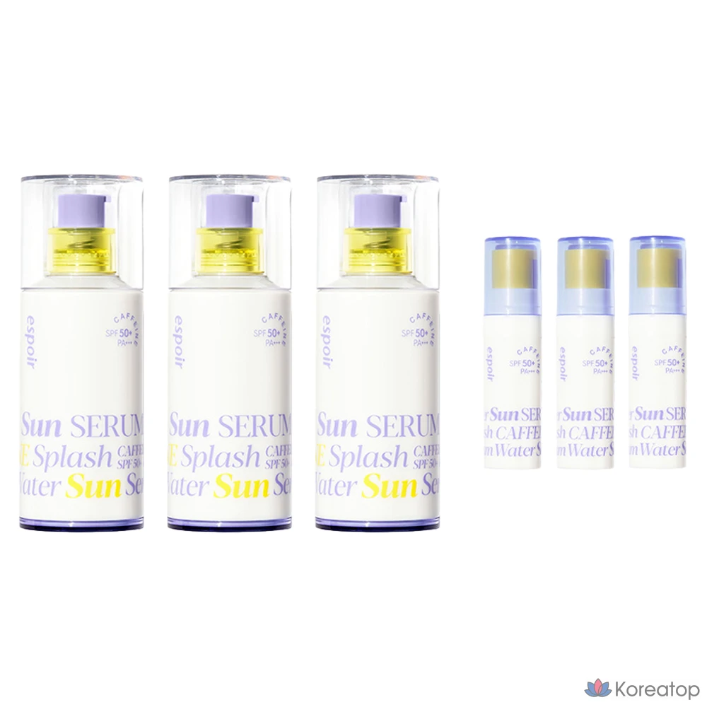 Солнцезащитный крем Espoir Water Splash Sun Serum SPF50+ PA+++, 50 мл + 5 мл, 3 шт.