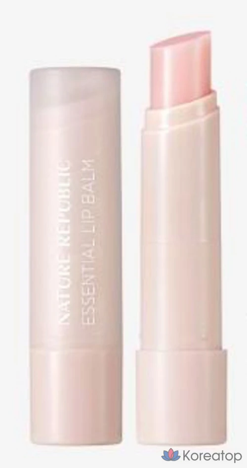 Бальзам для губ Nature Republic Essential Lip Balm, оттенок 01 Peppermint, 3.2 г, 1 шт.