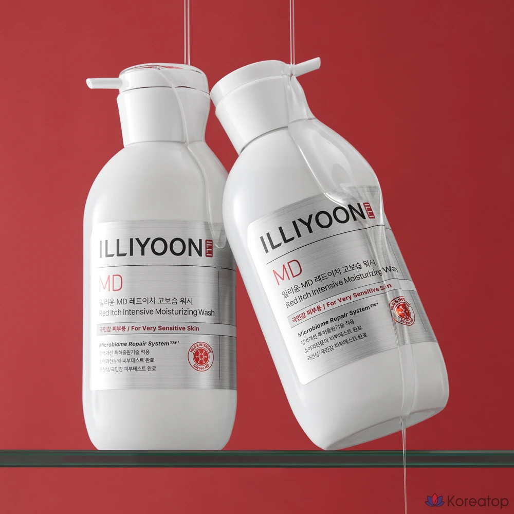 Очищающий гель ILLIYOON MD Red Ich High Moisture Wash, 470 г, 1 шт.