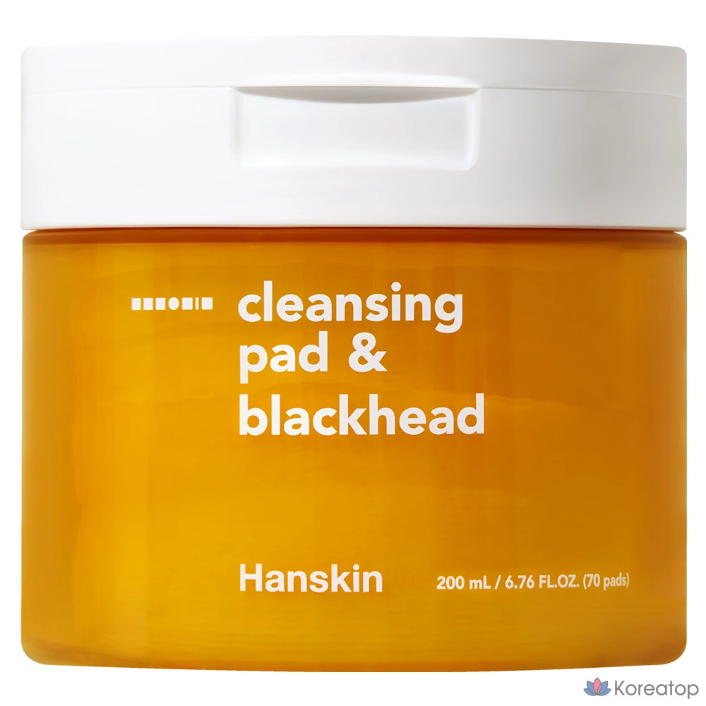 Пэды для очищения HANSKIN Cleansing Pad &amp; Blackhead, 70 шт.