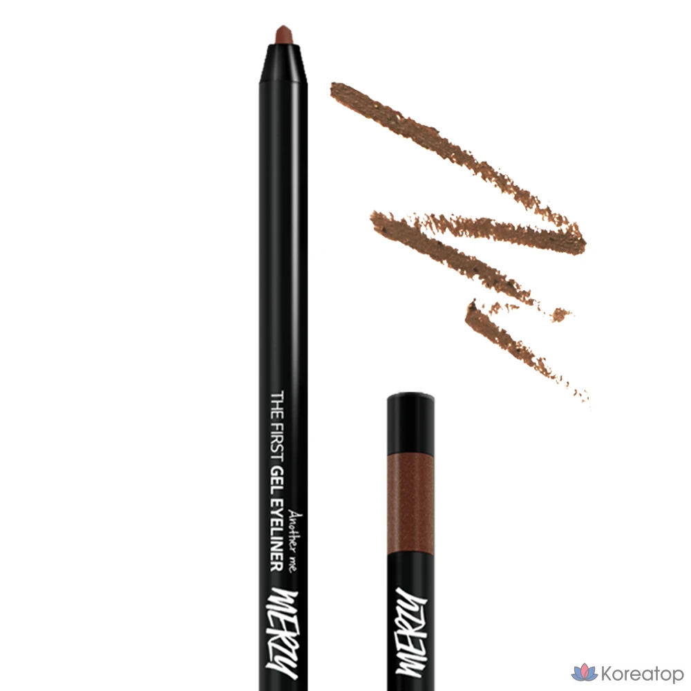 Подводка для глаз MERZY The First Mupal Gel Eyeliner, оттенок G12 Sienna Brown, 0.5 г, 1 шт.