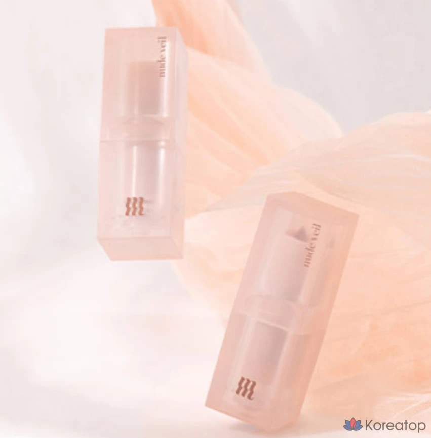 Губная помада MERZY Nude Veil Lipstick, оттенок Shell Pink, 3.5 г, 1 шт.