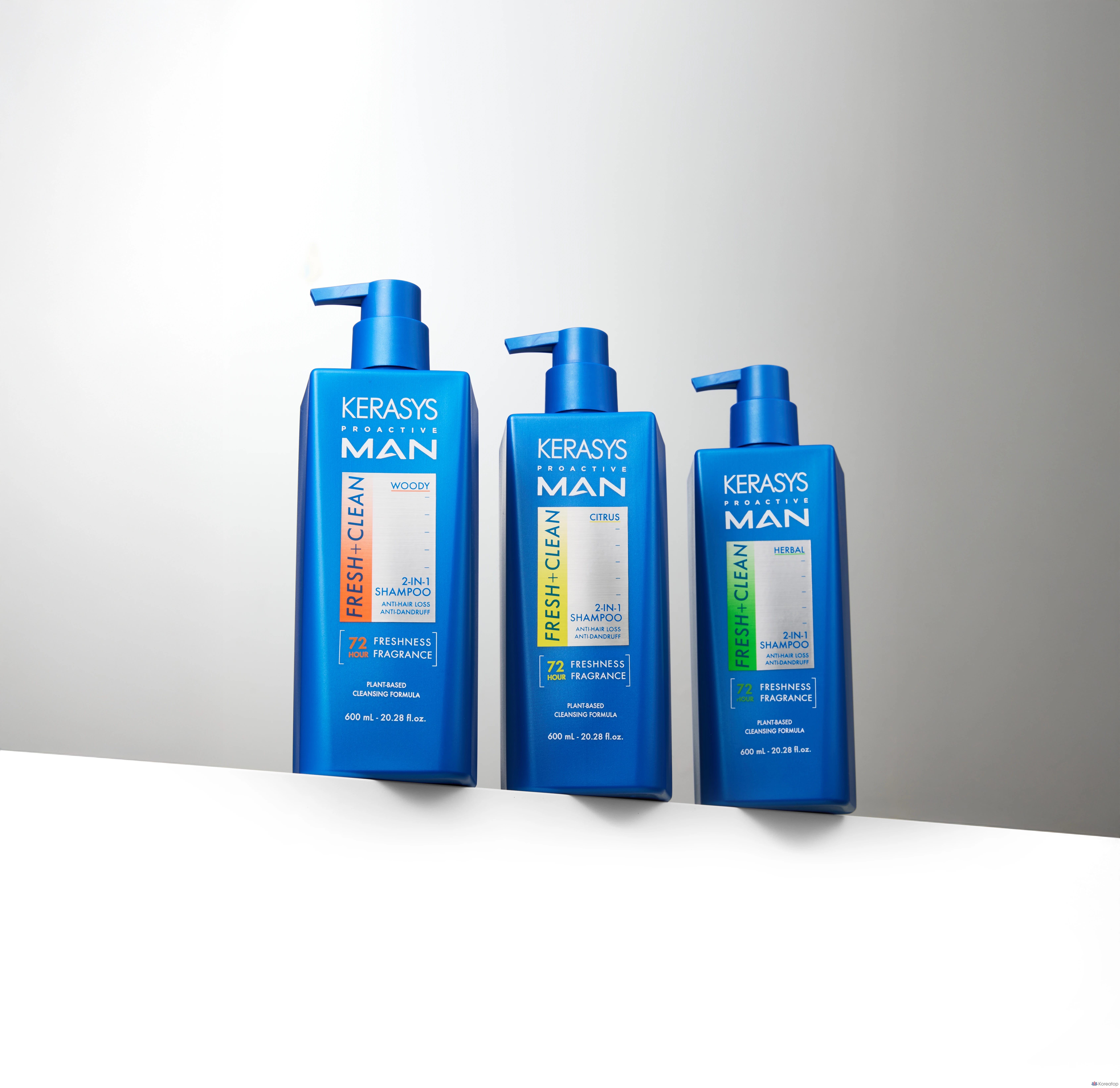 Шампунь KeraSys Proactive Men Herbal для профилактики выпадения волос, 600 мл, 1 шт.