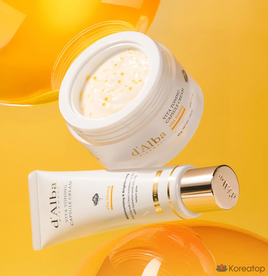 Крем d'Alba Vita Toning Capsule Cream Tube, 55 г, 1 шт.