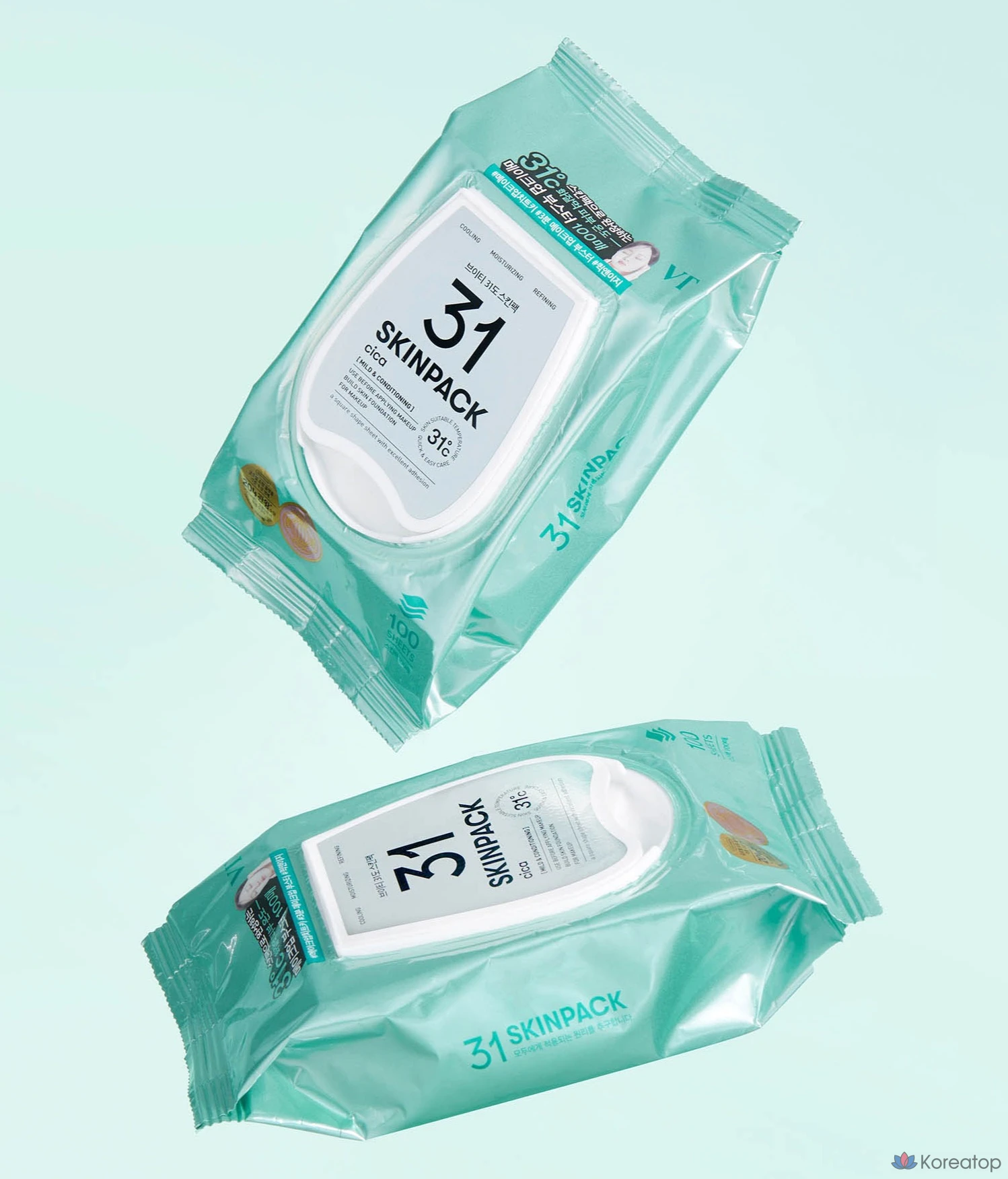 Тканевая маска для лица VT Cosmetics Mild 31 Degree Skin Pack, 100 шт.