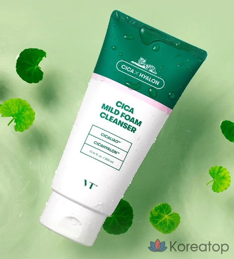 Пенка для умывания VT Cosmetics Cica Mild Foam Cleanser, 300 мл, 1 шт.