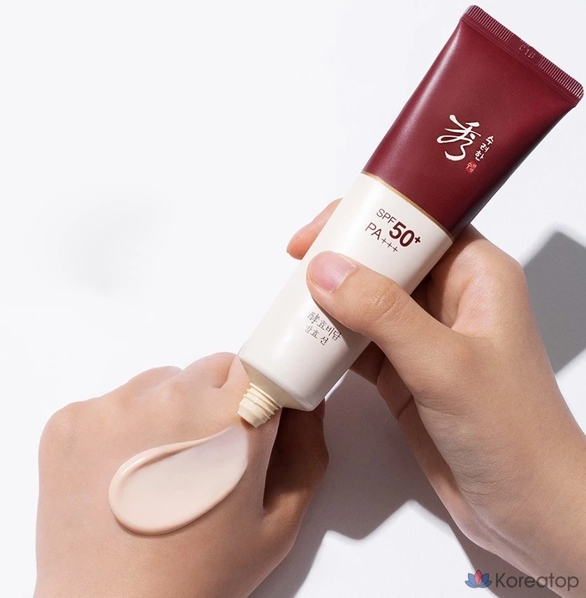 Солнцезащитный крем Sooryehan Hyobidam Fermentation Sun Cream SPF50+ PA+++, 60 мл, 1 шт.