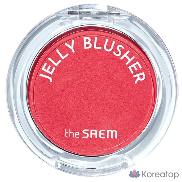 Румяна The Saem Jelly Blusher, оттенок PK02 Scarlet Pink, 4.5 г, 1 шт.