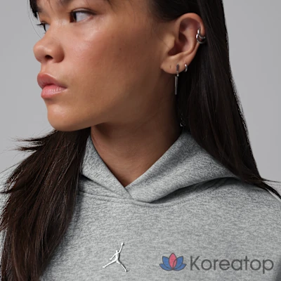 Худи женское Jordan Brooklyn Cropped Pullover Hoodie, фото 3