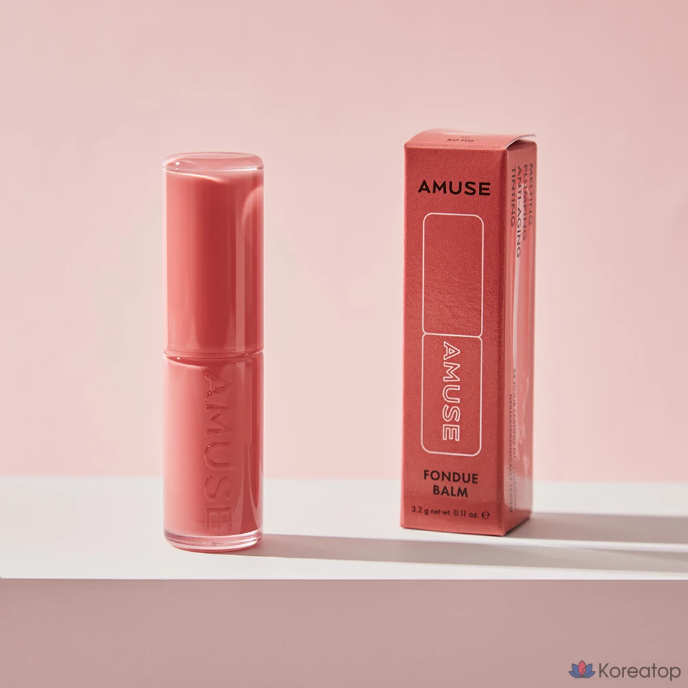 Бальзам для губ AMUSE Fondue Lip Balm, оттенок 10 Rose Fig, 3.2 г, 1 шт.