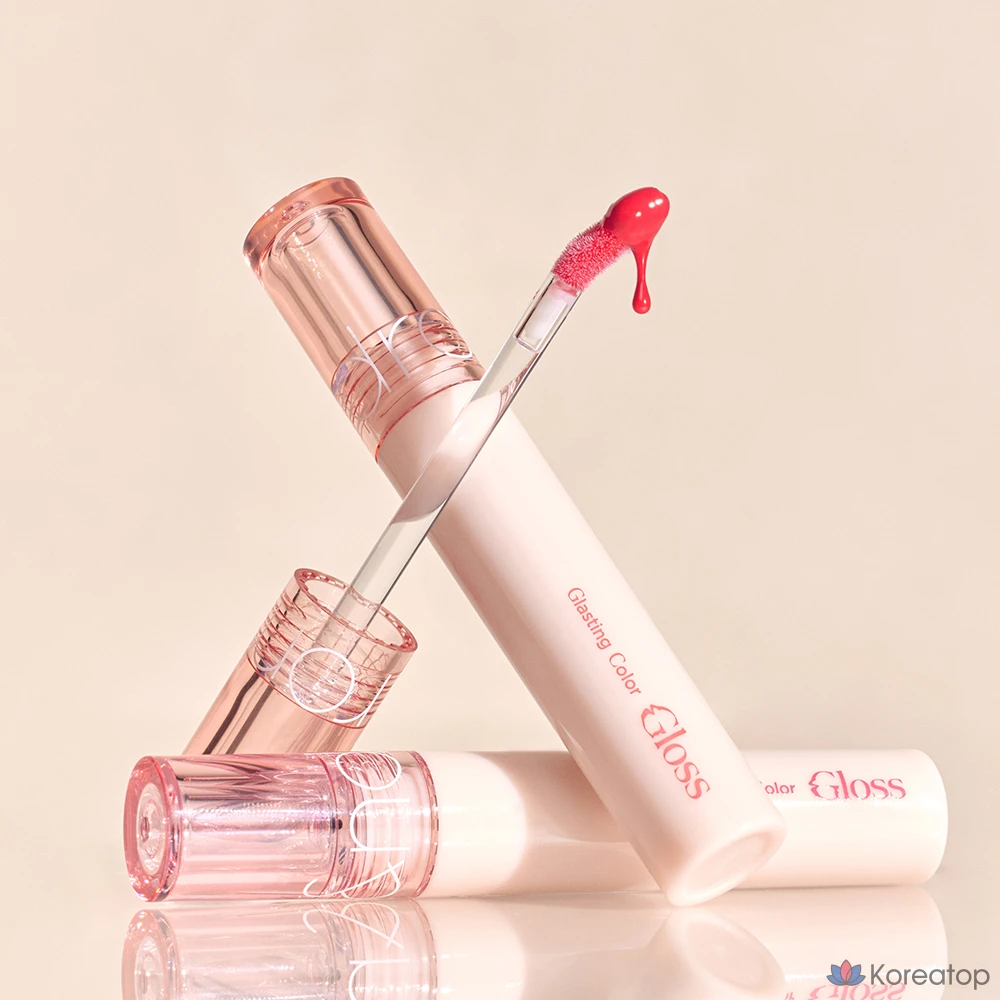 Блеск для губ ROM&ND Glasting Color Gloss, оттенок 07 Spring Fever, 1 шт., фото 2