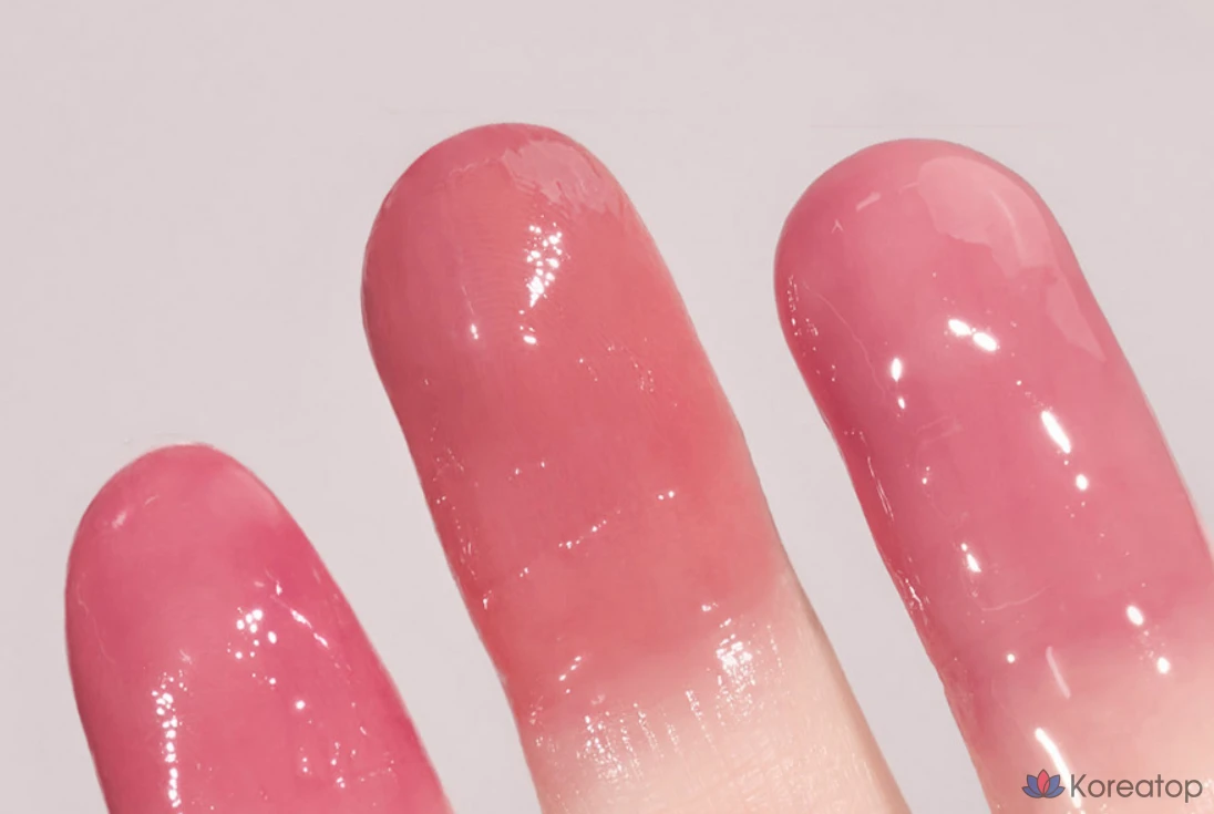 Блеск для губ ROM&ND Glasting Color Gloss, оттенок 07 Spring Fever, 1 шт., фото 6