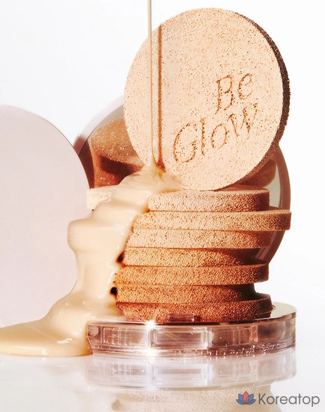 Кушон Espoir Be Glow SPF42 PA+++ Volume Cushion Foundation, оттенок Cream, 13 г, 1 шт., фото 4