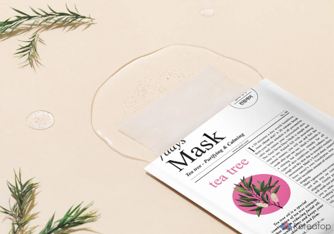 Тканевая маска для лица Ariul 7 Days Tea Tree M Mask, 40 шт., фото 5