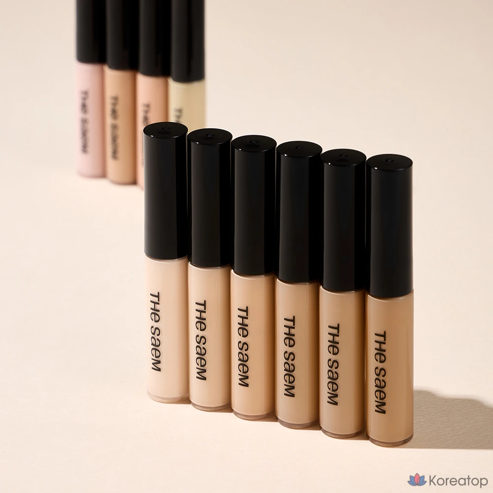 Консилер The Saem Cover Perfection Concealer Duo Set A, оттенки 01 Correct Beige + 1.5 Natural Beige, 1 шт.
