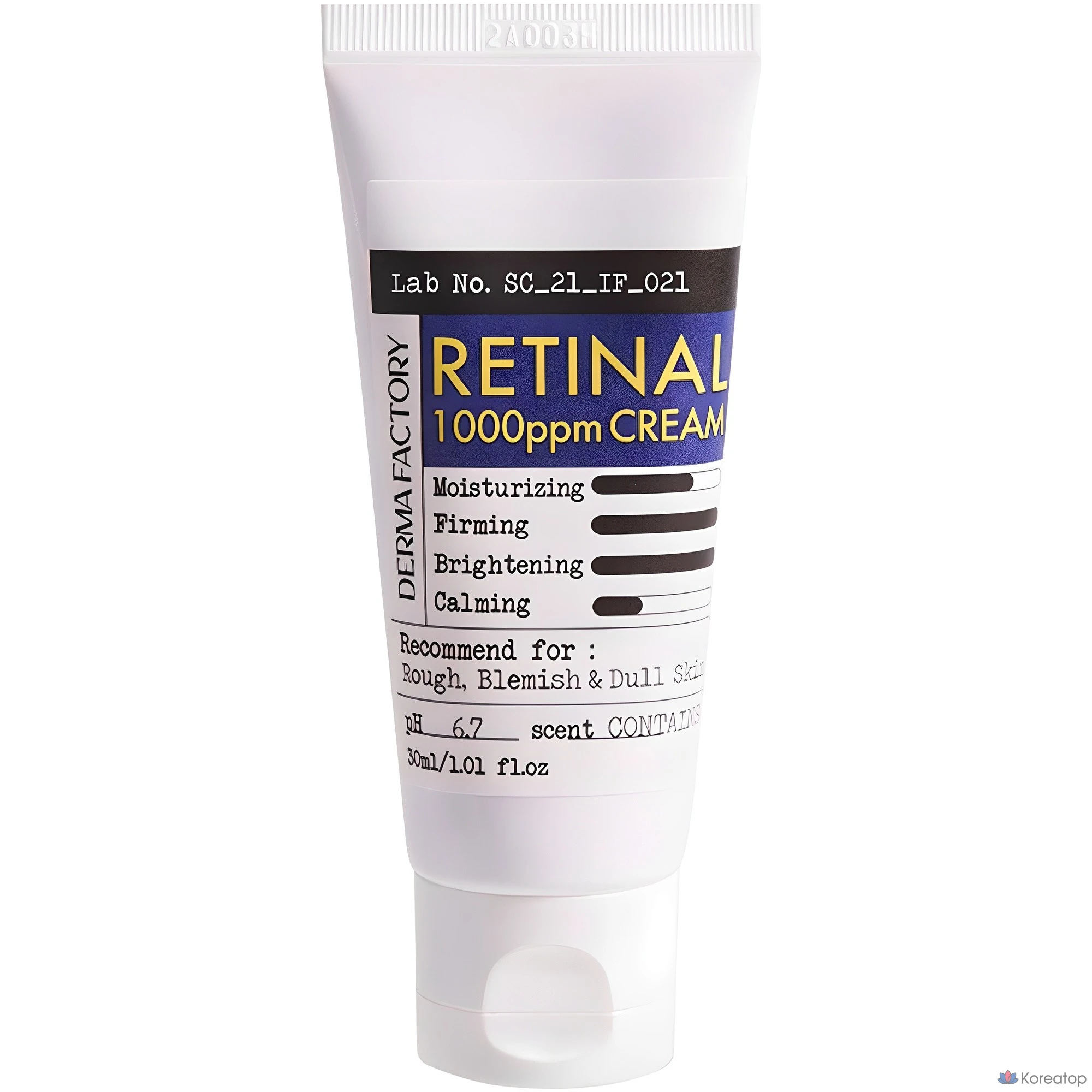Ночной крем Derma Factory Retinal 1000ppm Night Cream, 30 мл, 1 шт.