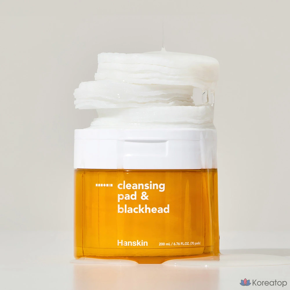 Пэды для очищения HANSKIN Cleansing Pad &amp; Blackhead, 70 шт.