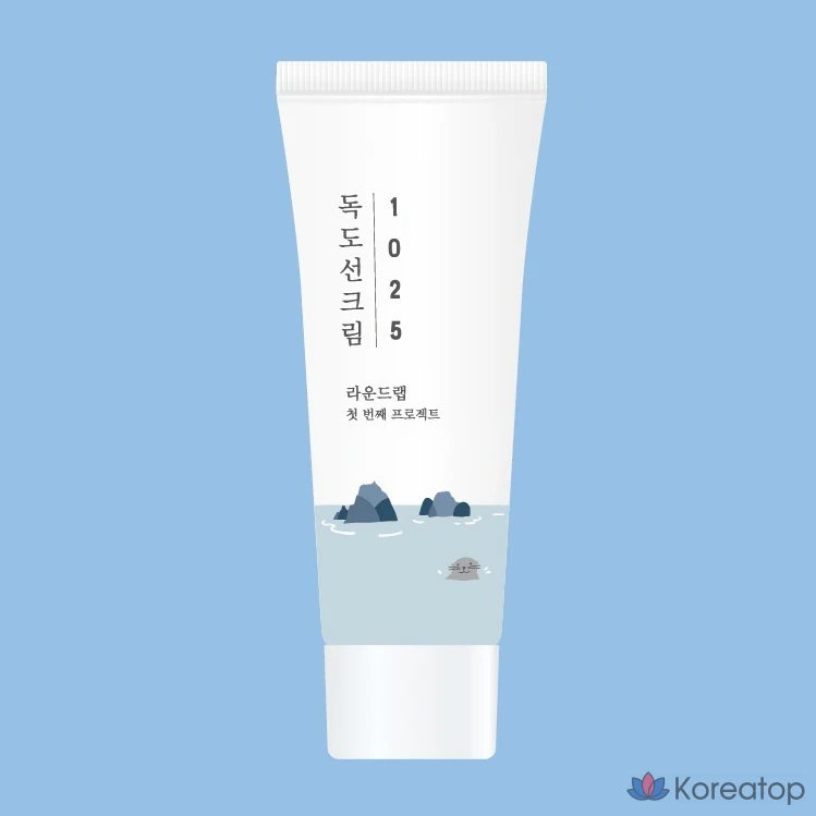 Набор для ухода Round Lab 1025 Dokdo Travel Kit (Toner + Lotion + Sunscreen + Cleanser + Pouch), 3 шт., фото 6
