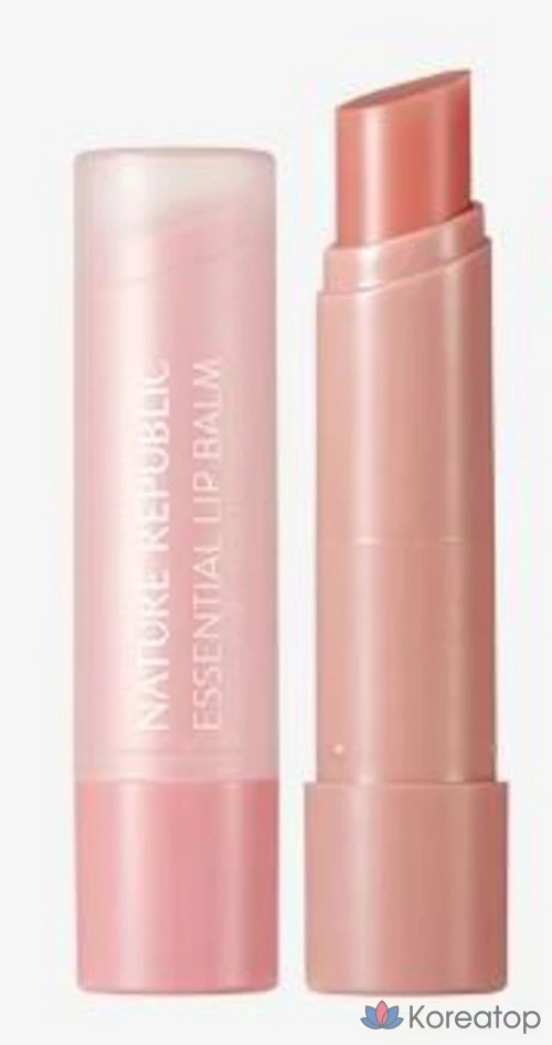Бальзам для губ Nature Republic Essential Lip Balm, оттенок 01 Peppermint, 3.2 г, 1 шт.