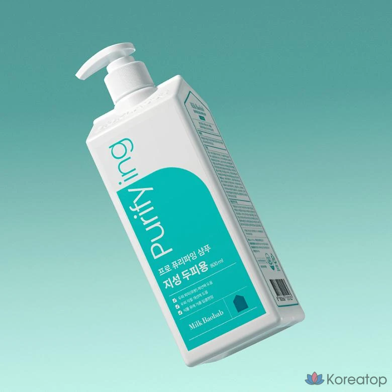 Шампунь Milk Baobab Pro Purifying Shampoo для жирной кожи головы, 800 мл, 1 шт.