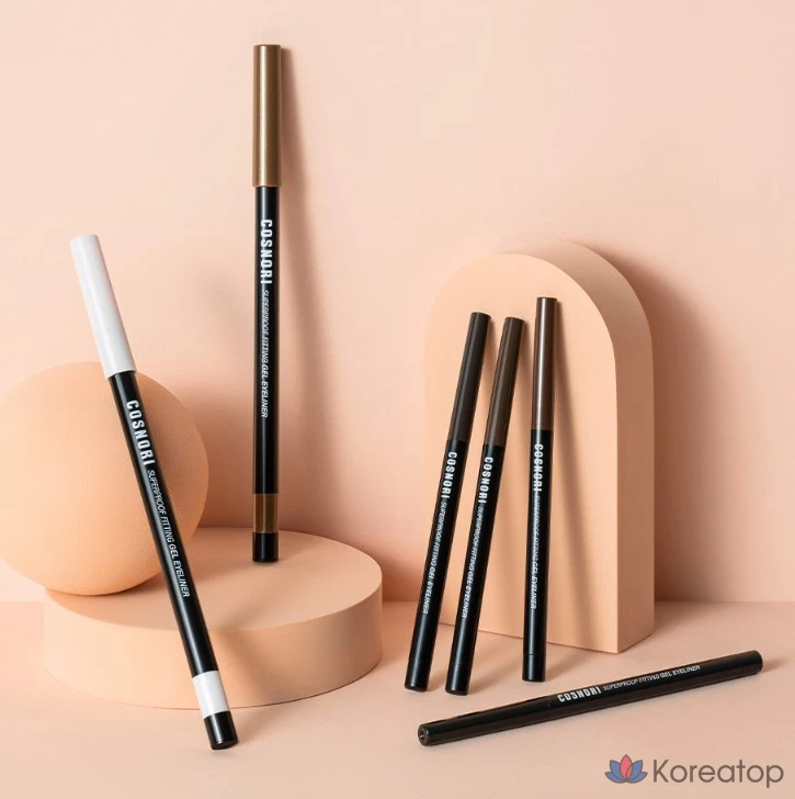 Гель-подводка для глаз Cosnori Superproof Fitting Gel Eyeliner Pencil, оттенок Glam Bronze, 0.4 г, 1 шт., фото 6