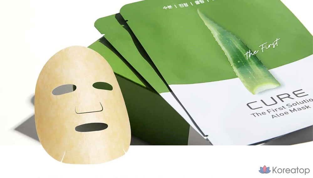 Тканевая маска для лица KIM JEONG MOON Aloe Cure The First Solution Mask, 20 шт., фото 6
