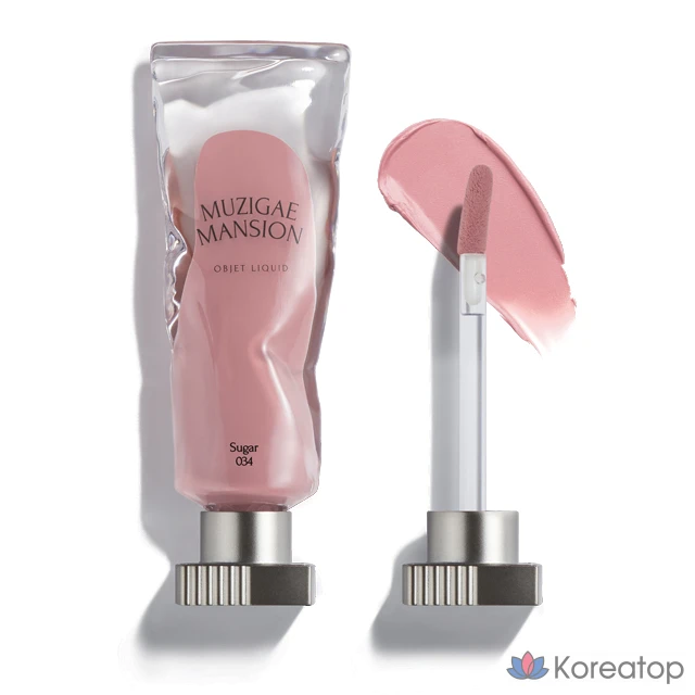 Тинт для губ Muzigae Mansion Objet Liquid Tint, оттенок 034 SUGAR, 1 шт.