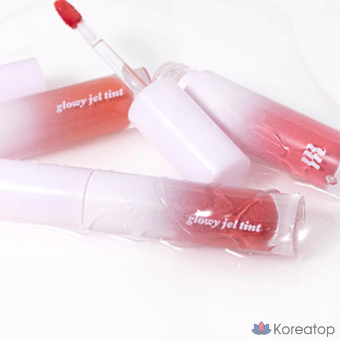 Тинт для губ MERZY Glowy Gel Tint, оттенок GJ2 Hati Apple, 4 мл, 1 шт., фото 5