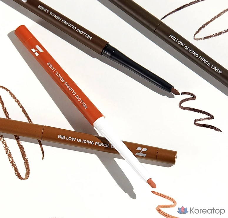 Карандаш для глаз Holika Holika Mellow Gliding Pencil Liner, оттенок 01 Grayish, 0.3 г, 1 шт., фото 4