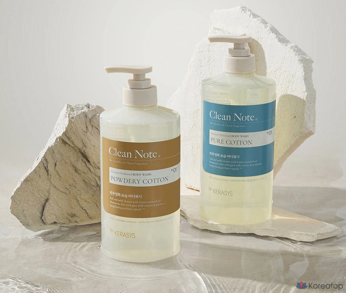 Гель для душа Kerasys Clean Note Body Wash Pure Cotton, 800 мл, 1 шт.