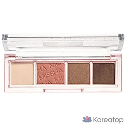 Палетка для век Missha Day Vibe Eye Palette, оттенок 4 Prima Pink, 3 г, 1 шт.