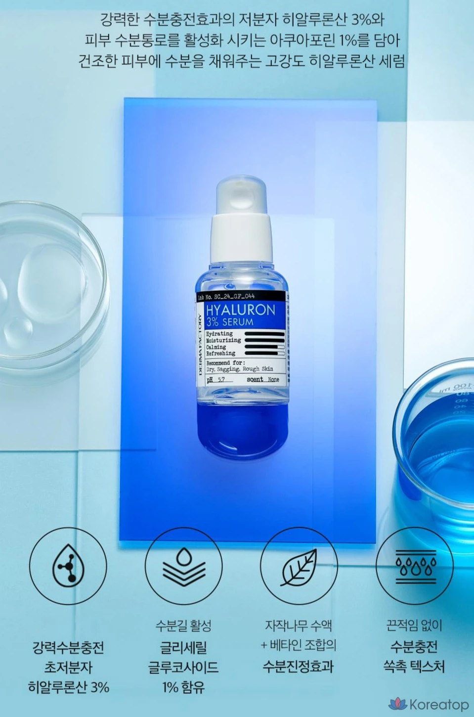 Сыворотка Derma Factory Hyaluron 3% Serum, 30 мл, 1 шт.