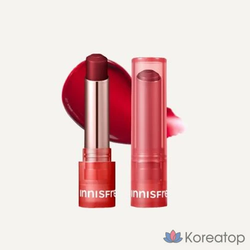 Тинт-бальзам для губ Innisfree Dewy Tint Lip Balm, оттенок 5 Power Cherry, 3.2 г, 1 шт., фото 2
