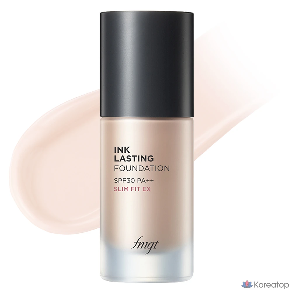 Фундация The Face Shop Ink Lasting Foundation Slim Fit EX, оттенок V103 Pure Beige, 30 мл, 1 шт.