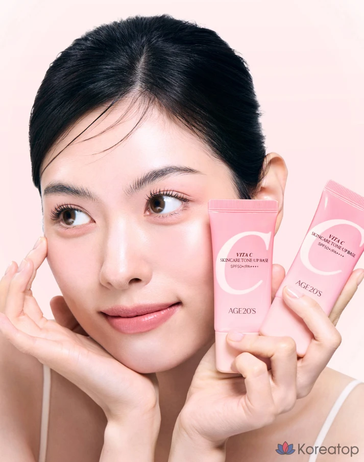 Тон-ап база AGE 20S Vitamin C Skincare Tone-Up Base SPF50+ PA++++, 30 г, 30 мл, 1 шт.