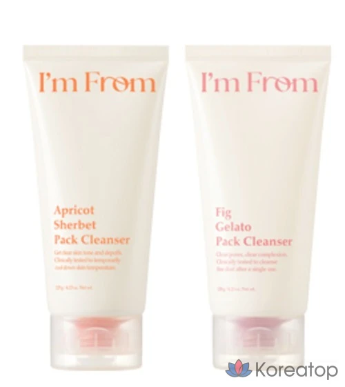 Пилинг-скраб I'm From Apricot Sherbet Pack Cleanser, 120 г, 1 шт.