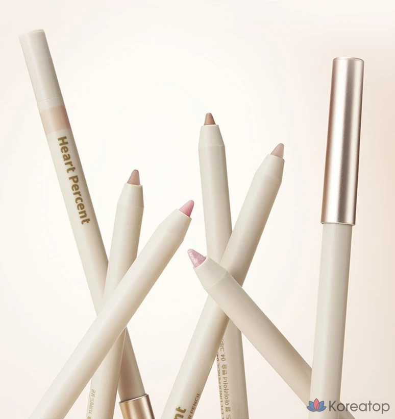 Айлайнер-карандаш Heart Percent Dot On Mood Gel Eyeliner Pencil, оттенок Mild Pink, 1 шт., фото 4
