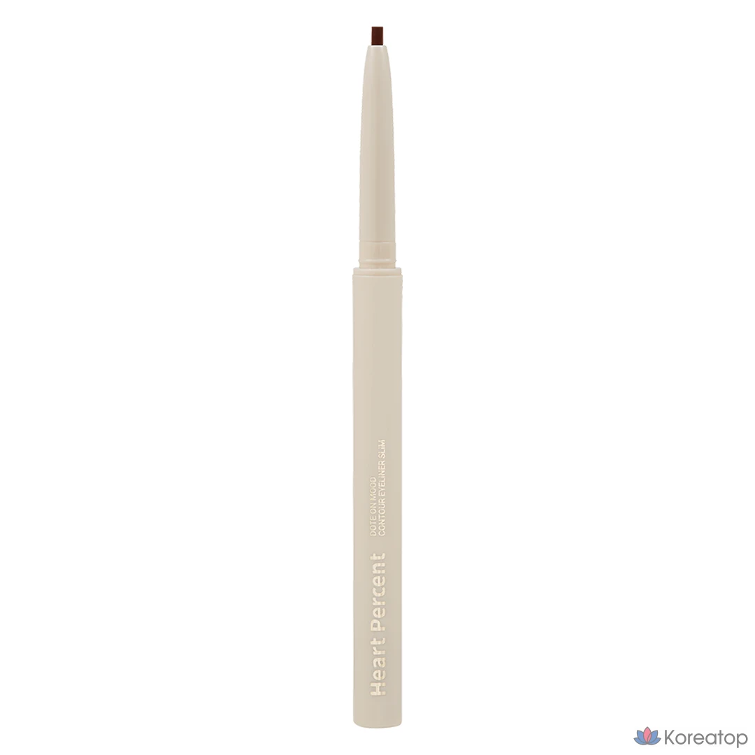 Айлайнер Heart Percent Dot On Mood Contour Slim, оттенок P1 Brown Eyes, 1 шт.
