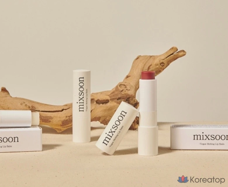 Бальзам для губ MIXSOON Melting Lip Balm, оттенок 02 Dry Rose, 4.1 г, 1 шт.