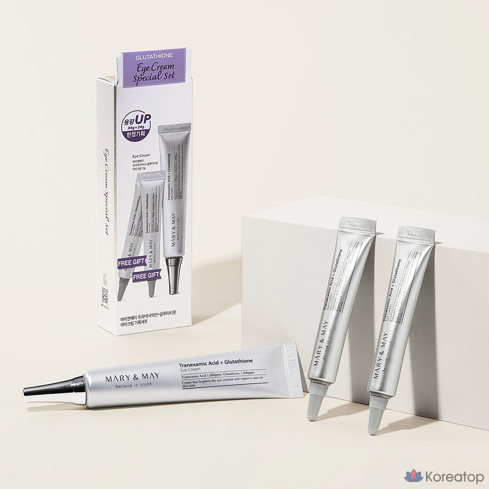 Крем для глаз Mary&amp;May Tranexamic Acid + Glutathione Eye Cream, 30 г, 1 шт.