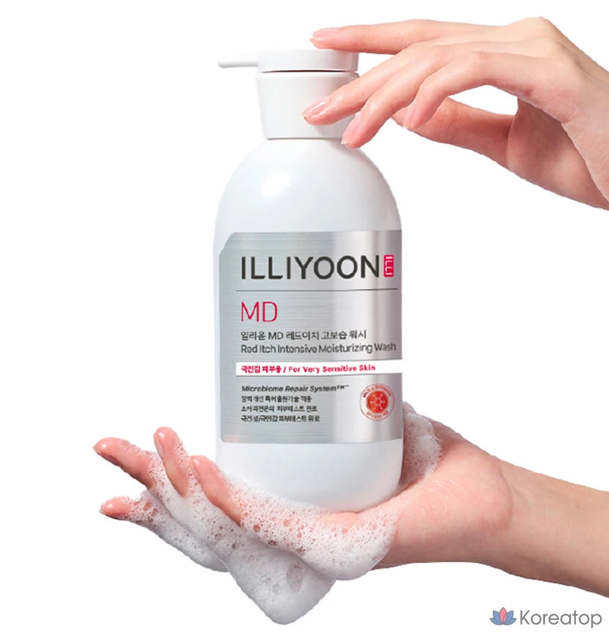 Очищающий гель ILLIYOON MD Red Ich High Moisture Wash, 470 г, 1 шт.